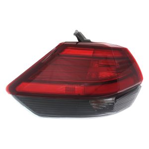 Tail Light Brake Lamp For 2017-18 Nissan Rogue Left Side Outer Black Chrome Red