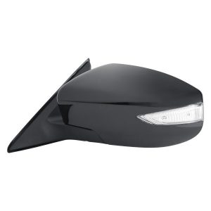 For 13-18 NS ALTIMA SEDAN POWER MIRROR PAINT TO MATCH BLACK W/O HEAT-SIGNAL LH