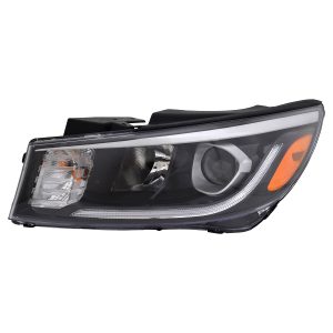 Headlight For 2019-2021 Kia Sedona Left Driver Side WithBulb Halogen Clear Lens