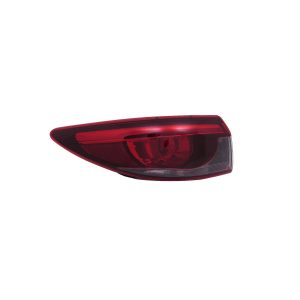Tail Light Brake Lamp For 2016-2017 Mazda 6 Left Side Outer Black/Chrome Housing