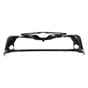 Front Bumper Cover For 2018-20 Toyota Camry W/o Park Assist Sensor Holes - CAPA