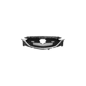 Grille For 2017-2019 Mazda CX-5 Lower Black ABS Plastic Mesh Style Molding -CAPA