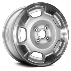 Wheel For 2003-2005 Honda Civic 14x5.5 Alloy 5 Slot 4-100mm Silver Offset 45mm