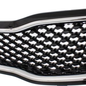 Grille For 2014-15 Kia Optima Black Shell Insert Chrome Molding USA Built -CAPA
