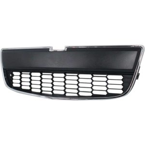 Grille For 2012-16 Chevrolet Sonic Lower Chrome Outer Molding Made Of Plastic