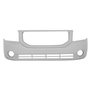 Front Bumper Cover For 2007-12 Dodge Caliber Primed With Fog Light Holes Plastic