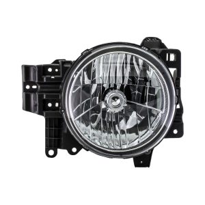 Headlight For 07-14 Toyota FJ Cruiser Right Side Chrome Housing Clear Lens-CAPA