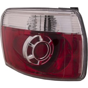 Tail Light Brake Lamp For 2007-2012 GMC Acadia Left Side Outer Red Clear Lens