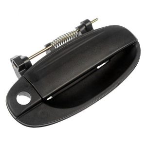 Exterior Door Handle For 2009 Pontiac G3 Front Passenger Side Black Textured