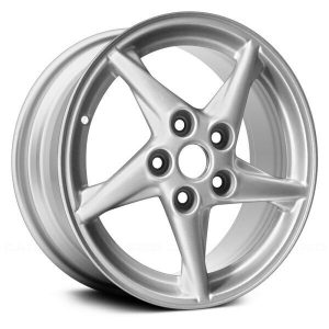 Wheel For 99-03 Pontiac Grand Prix 16x6.5 Alloy 5 Spiral Spoke 5-114.3mm Silver