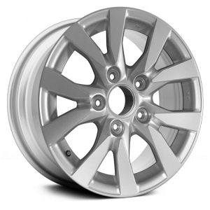Wheel For 2016-19 Toyota Land Cruiser 18x8 Alloy 10 Spoke Bright Silver Metallic