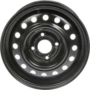 Wheel For 2001-03 Hyundai Elantra 15x5.5 Steel 4-114.3mm Painted Black Offset 45