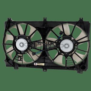 Dual Fan Assembly For 2014-2021 Lexus IS350 3.5L V6 Shroud With 2 Pin Connector