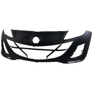 Front Bumper Cover For 2010-2011 Mazda 3 2.0L 2.5L Engine Primed Made of Plastic