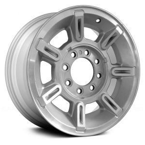 Wheel For 2003-2007 Hummer H2 17x8.5 Alloy 7 Spoke 8-165.1mm Silver 18mm Offset