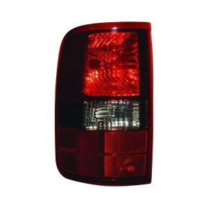 Tail Light Brake Lamp For 2006-08 Ford F150 Driver Side Chrome Housing Red Smoke