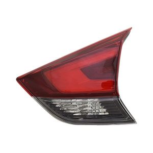 Tail Light Brake Lamp For 17-20 Nissan Rogue Passenger Side Red Clear Lens-CAPA