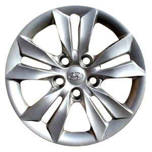 Wheel Cover For 2011-2012 Hyundai Sonata 16" Plastic 5 Spoke 5-114.3mm Silver