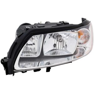 Headlight For 2005-2009 Volvo S60 Driver Side Chrome Housing Clear Lens Halogen