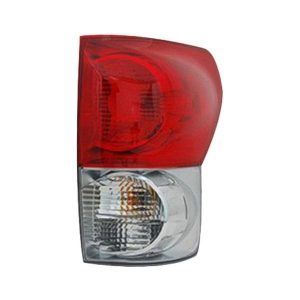 Tail Light Brake Lamp For 07-09 Toyota Tundra Right Side Chrome Housing -CAPA