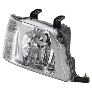 Headlight For 1997-2001 Honda CR-V Passenger Side Chrome Housing Clear - CAPA