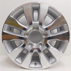 Wheel For 2010-2021 Toyota Tundra 20x8 Alloy 5-150mm Silver Inlay Offset 60mm