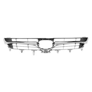 Grille For 2015-17 Toyota Camry Black Chrome Without Pre Collision System -CAPA