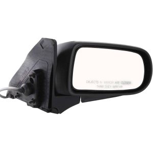 Mirror For 99-03 Mazda Protege Right Side Power Non Heated Manual Fold Textured