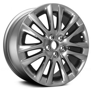 Wheel For 2013-14 Lexus LS 19x8 Alloy 7 V Spoke 5-120mm Hyper Silver Offset 35mm