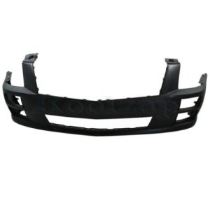 Front Bumper Cover For 2008-2011 Cadillac STS Sedan Primed w/ Fog Light/Tow Hook