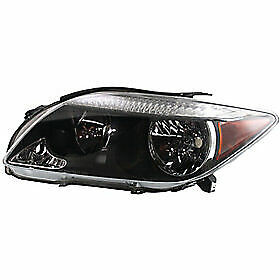 Headlight For 2005-2007 Scion tC Driver Side Chrome Housing Halogen Clear Lens