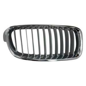 Passenger Grille Bumper Mounted Sedan Upper Modern Fits 12-14 BMW 328i 477954