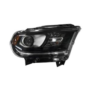 Headlight For 2016-2020 Dodge Durango Right Side Black Housing Clear Lens - CAPA