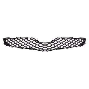 Grille For 2009-2011 Toyota Yaris Hatchback 2 Door Matte Black Made Of Plastic