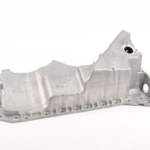 Oil Pan For 2011-2016 BMW 535i 3.0L L6 Material Aluminum Non Baffled Drain Plug