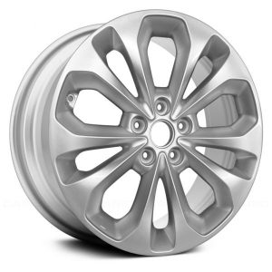 Wheel For 14-15 Kia Sorento 18x7.5 Alloy 10 Slot 5-114.3mm Silver Offset 50.5mm