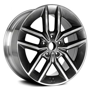 Wheel For 2017 Jeep Grand Cherokee 18x8 Alloy 10 Spoke Polished Charcoal 5-127mm