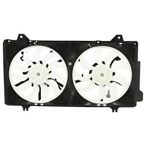 Dual Fan Assembly For 2015-2018 Mazda 3 Mexico Built Plastic Blade With Shroud