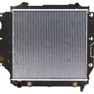 Radiator For 1987-1995 Jeep Wrangler 2.5L 4Cyl Plastic Tank Aluminum 1 Row Core