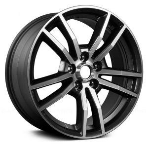 Wheel For 2015-17 Ford Mustang 18x8 Alloy 5 Double Spoke 5-114.3mm Dark Charcoal