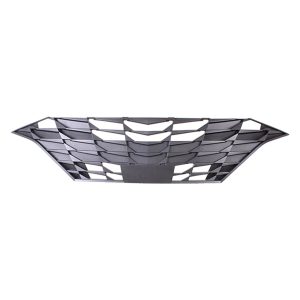Grille For 2023 Hyundai Elantra Textured Black Shell With Insert Mesh Bar Style