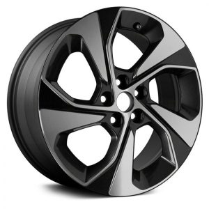 Wheel For 2017-2020 Chevrolet Sonic 17x6.5 Alloy 5 Slot Machined And Charcoal