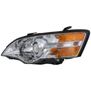 Headlight For 2006-2007 Subaru Legacy Driver Side Chrome Housing Clear - CAPA