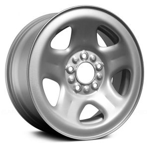 Wheel For 2003-2007 Jeep Wrangler 15x7 Steel 5 Slot 5-114.3mm Painted Silver