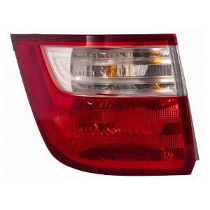 Tail Light Brake Lamp For 2011-13 Honda Odyssey Driver Side Outer Red Clear Lens