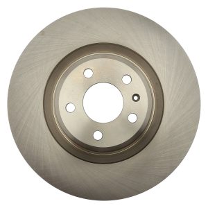 Front Brake Rotor For 2013-2017 Audi Q5 Smooth Vented Coated With 5 Lug Holes