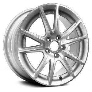 Wheel For 2004-08 Honda S2000 17x8.5 Alloy 5 V Spoke 5-114.3mm Silver Offset 65