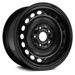 Wheel For 2006-09 Volkswagen Rabbit 15x6 Steel 18 Hole 5-112mm Black Offset 47mm