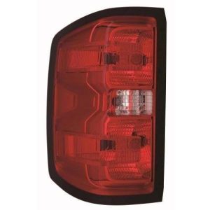 Tail Light Brake Lamp For 2016-19 GMC Sierra 3500 HD Driver Side Red Clear Lens