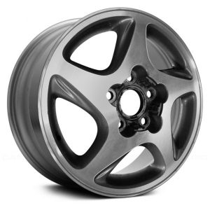 Wheel For 97-99 Toyota Avalon 15x6 Alloy 5 Turbine Spoke 5-114.3mm Charcoal Gray